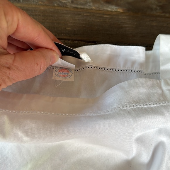 Vintage 80’s Albert Nipion white cotton cottagecore dress w/sash EVC size Small - Picture 12 of 17